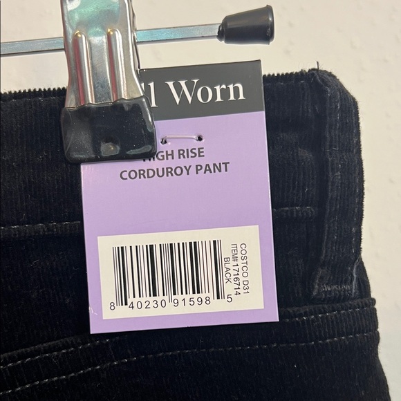 Well Worn Jet Black Straight Leg Jeans - Picture 4 of 5